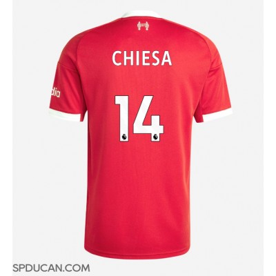 Muški Nogometni Dres Liverpool Federico Chiesa #14 Domaci 2025-26 Kratak Rukav Muški Nogometni Dres Liverpool Federico Chiesa #14 Domaci 2025-26 Kratak Rukav
